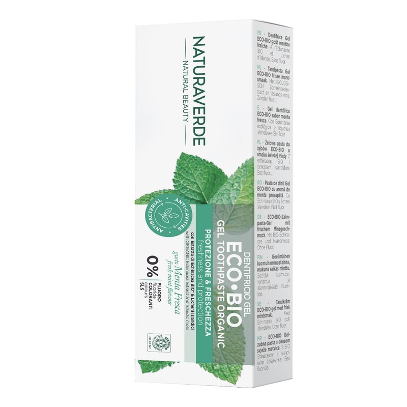 Naturaverde Organic Toothpaste Eco Organic Protection & Freshness with Echinacea