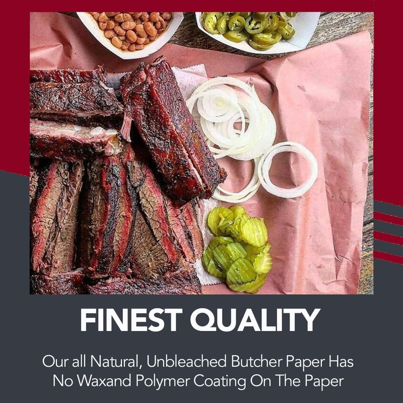 Butcher Paper for Smoking Meat Pink Butcher Paper Roll Unwaxed