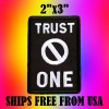 TBA Wholesale Trust No One, Iron-On/Sew-On Embroidered Hand Rattlesnake Patch