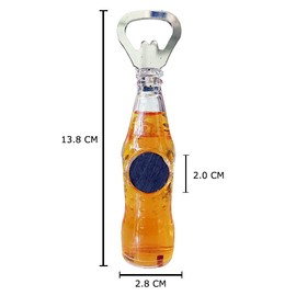 Bottle Opener Fridge Magnet Caps Remover Bar Decor Unique Party Birthday Gifts Collection (Fanta orange)