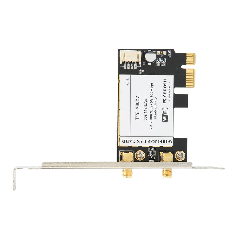 Wireless Internet Card 2.4Ghz 5Ghz 300Mbps High Transmission Rate Black