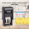 Trodat Printy 4850 Dater Stamp with English Phrase Received –