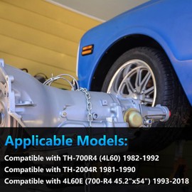 New TV Detent Kickdown Cable,Fit for GM Transmission 4L60 (700R4 Style 45.2" x 54") 1993-2018, for 2004R 1981-1990, for TH-700R4 (4L60) 1982-1992 K65552