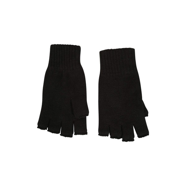 Mountain Warehouse Fingerless Knitted Gloves - Light Ski Gloves Black