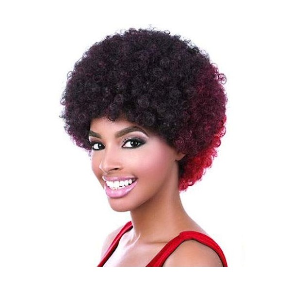 Motown Tress (Afro) - Heat Resistant Fiber Full Wig in 1B