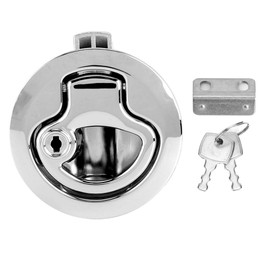 Boat Hatch Bolt Marine Lock Hatch Latch for Boats Corrosion Protection Security Lock with Keys for RV Latches