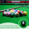 HMQQ Billiard Balls Set 2-1/4" Regulation Size Pool Table Balls
