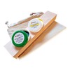 PODURO Double Stripping Leather Set with 2 Leather Sides and