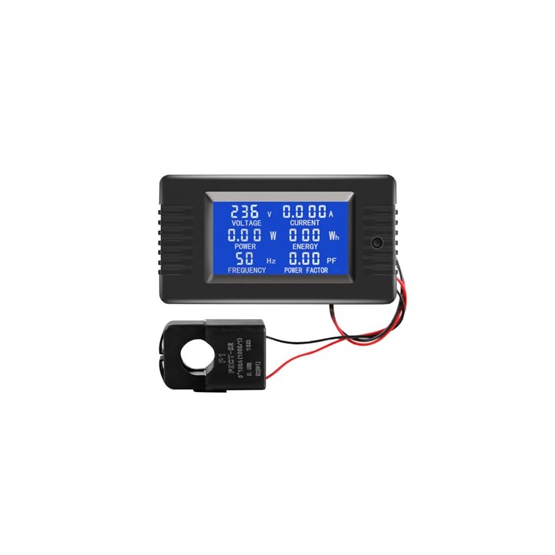 AC Current Voltage Amperage Power Energy Panel Meter LCD Digital