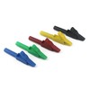 Aofan Banana Plug Insulated Alligator Clips 4mm/15A/300V, Fully Insulated Plug-in