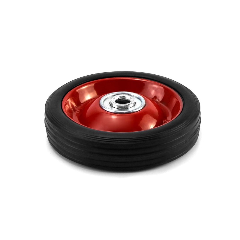 QWORK 2 Pack 5" x 1.5" Premium Rubber Wheel with