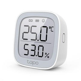 TP-Link Tapo T315 Smart Home, Compact, Electronic Paper, Large Screen, Thermometer, Hygrometer, Switzerland, High Accuracy, Temperature, Humidity, Alarm, Tapo Smart Hub, Essential Sub-1GHz Smart Thermometer/Hygrometer,