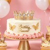 SJUNJIE 37 Pezzi Topper per Torta Corona Topper per Torta