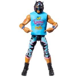 WWE MATTEL Lince Dorado Elite Series #74 Deluxe Action Figure with Realistic Facial Detailing, Iconic Ring Gear & Accessories