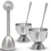 vibedor Egg Cups & Cracker Set of 5, 1 Stainless
