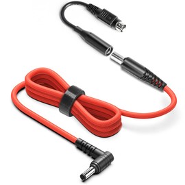 CASIMY DC Charging Output Cable Power Cord Compatible with ResMed AirSense 10 9 S10 S9 DC Male Port Charge, Compatible with Medistrom Pilot-24 Lite Backup Battery, 24V DC Adapter Charging Converter