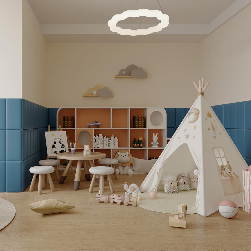 YU LI 3DH 3D Anti-Collision Wall Padding for Kids Self-Adhesive
