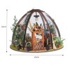 Cuteefun Miniature DIY Dolls House Kit, Miniature Greenhouse Craft Kit