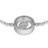 Tuscany Silver Women's Sterling Silver Rhodium Plated Cubic Zirconia Floating