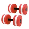 2 PCS EVA Water Floating Dumbbell Yoga Exercise Water Foam