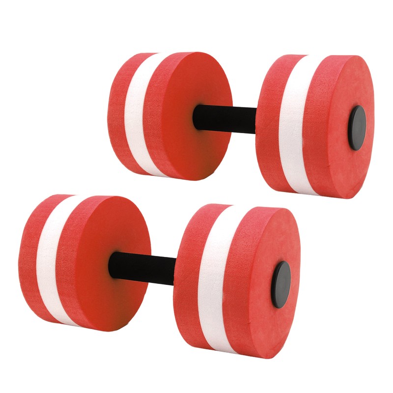2 PCS EVA Water Floating Dumbbell Yoga Exercise Water Foam