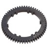 RC Gearbox Gear Black Smooth Rolling Increase Speed 57T Steel