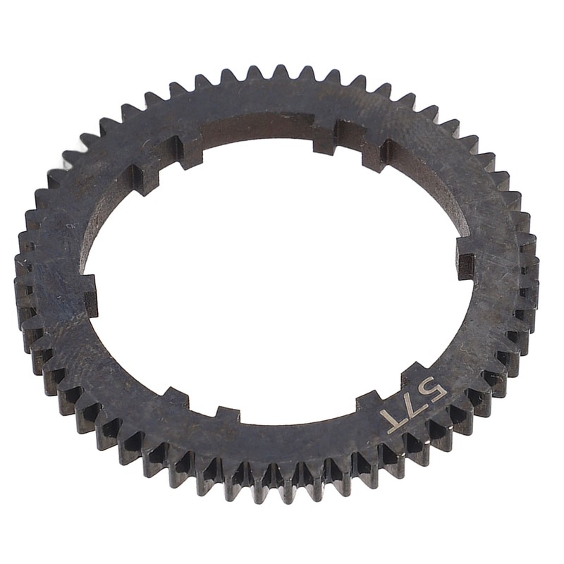 RC Gearbox Gear Black Smooth Rolling Increase Speed 57T Steel
