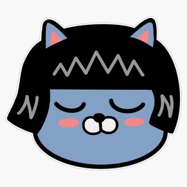 Leyland Designs Peaceful Neo Sticker Outdoor Rated Vinyl Sticker Decal for Windows, Bumpers, Laptops or Crafts 5"