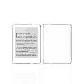 for Meebook M6/M6C 6 inch E-Readers Case,Ultra-Thin Full Coverage Corner,BOVUGAC Soft TPU Shockproof Kids Friendly for Meebook M6/M6C 6" Case Cover (Clear)