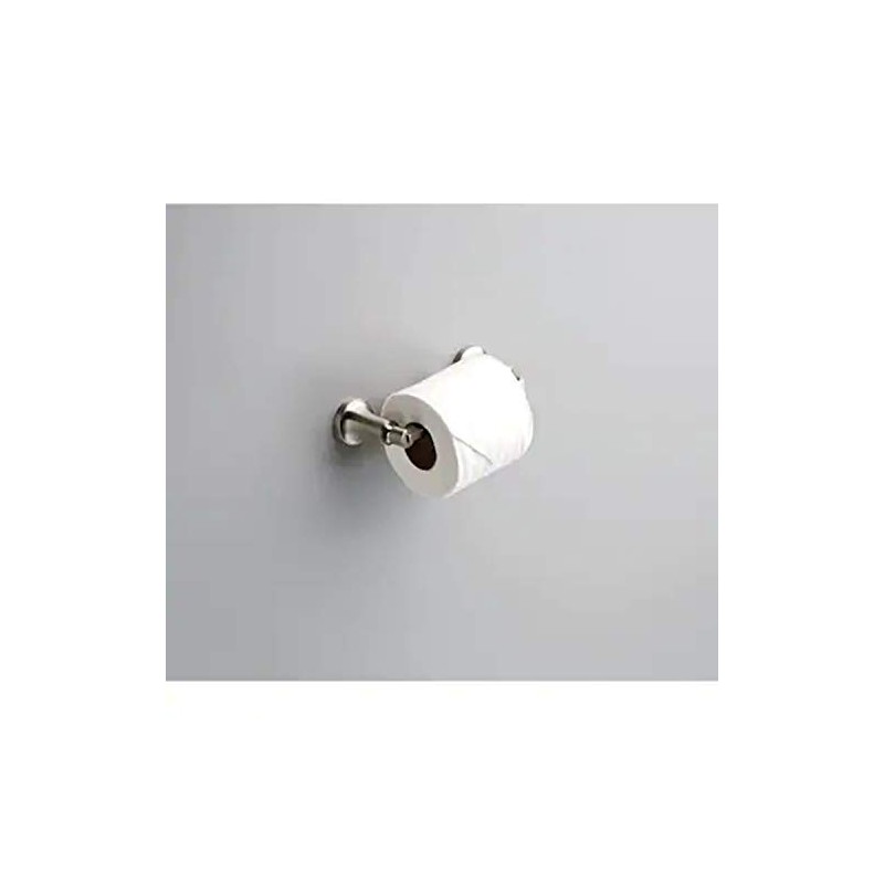 Delta Alux Brushed Nickel Surface Mount Pivot Toilet Paper Holder