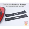 2 Pack Firefighter Helmet Straps, Thickened Rubber Firefighter Helmet Band