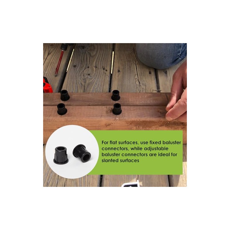Fence & Deck Rite Baluster Connectors for 3/4" Metal Balusters