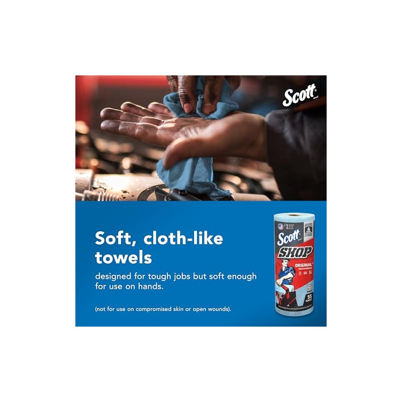 Scott 75130 - Pack de 55 toallas multiuso