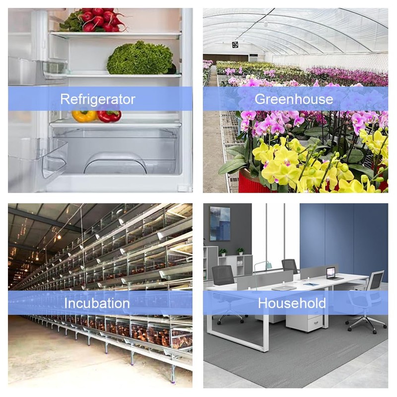 Digital Temperature Controller, Thermostat Outlet Socket -40~120℃ Heating Cooling Timer