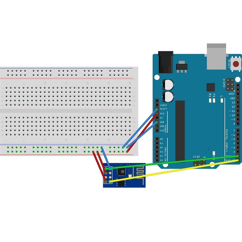 DIYmall ESP8266 ESP-01S WiFi Serial Transceiver Module with 4MB Flash