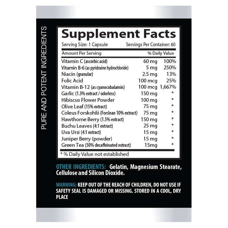 Healthy Circulation - BLOOD PRESSURE SUPPORT - Vitamin B-6, B-12,