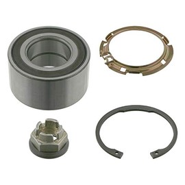 Febi Bilstein 26887 Wheel Bearing Kit with Axle Nut Lock Ring and Retaining Plate (Front Axle both sides)