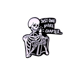 Cartoon Just One More Chapter Brooch Pin Clothing Metal Enamel Pins Badges Decoration Pin Lapel Pins for Backpack Badges Jewelry Accessories