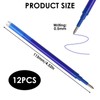 12 Pack Erasable Pen Refills Compatible with Pilot Frixion Pens,