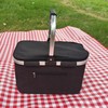 30L Large Picnic Basket, Foldable and Insulated Wild Outdoor Camping