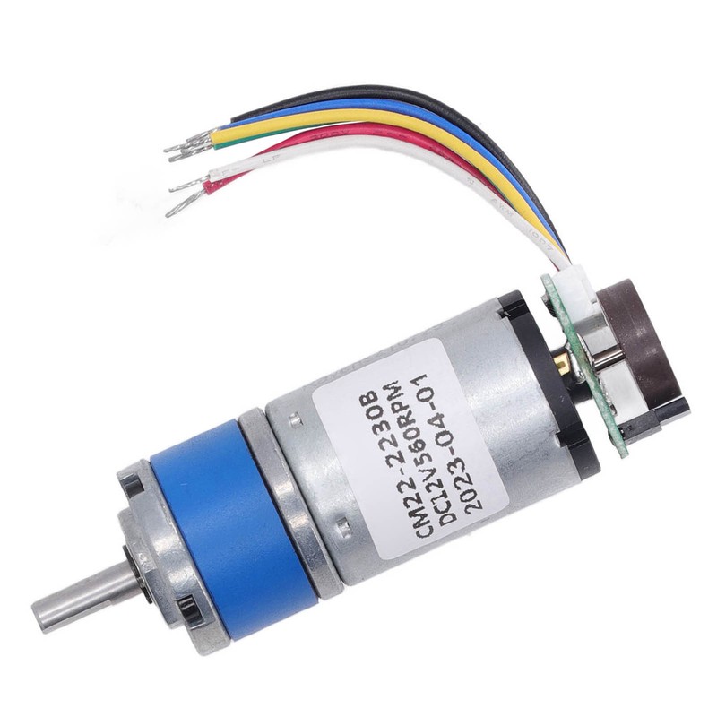 Gear Motor DC 12V Speed Reduction 560RPM 22mm Planetary Gear