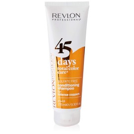REVLONISSIMO 45 Days Total Color Care – Conditioning Shampoo "INTENSE COPPERS", 275 ml, Farbschutzshampoo für kupferfarbenes Haar & intensive Farbe, Pflegeshampoo für mehr Farbintensität