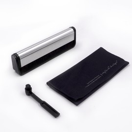 MayRecords Record Cleaner Brush, Ultra Carbon Fiber Record Cleaner, Anti-Static Gentle Record Cleaning Tools with Record Player Needle Cleaning Brush and Cleaning Cloth, Record Player Accessories