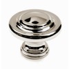 khtumeware 10 Pack 1-1/4 inch(32mm) Polished Nickel Cabinet Knobs Dresser
