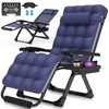 Suteck Oversized Zero Gravity Chair,29In XL Lounge Chair w/Removable Cushion&Headrest,