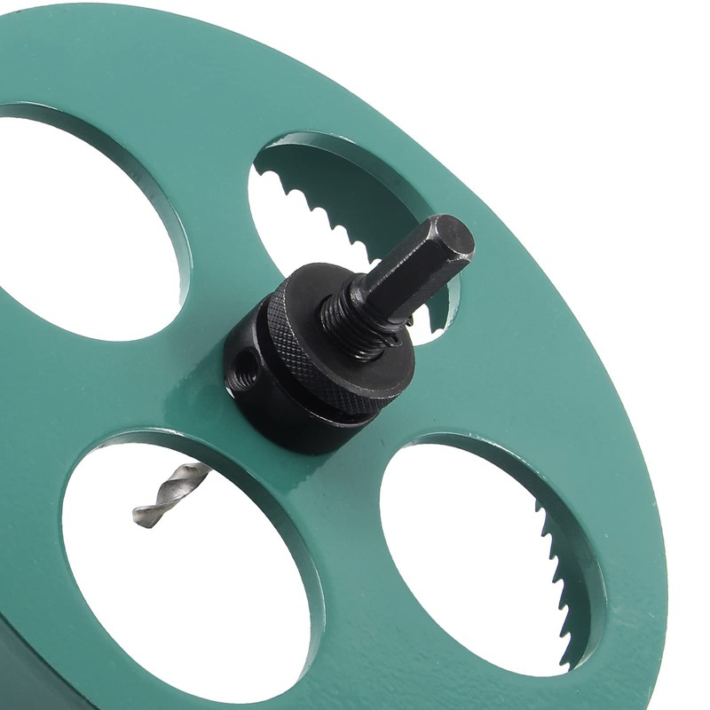 Qjaiune 9 Inch Hole Saw with Heavy Duty Arbor, 229mm