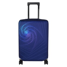 Explore Land Travel Luggage Cover Suitcase Protector Fits 27-30 Inch Luggage (Gyrotropic, L)