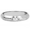 Solid 925 Sterling Silver Claddagh Ring Wedding Band (10.25)