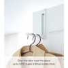 YAMAZAKI 'Smart' 7161 Collapsible Door Hook, White, for Doors Up