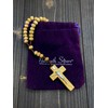 Nazareth Store Original Jerusalem Olive Wood Rosary Catholic Wood Prayer